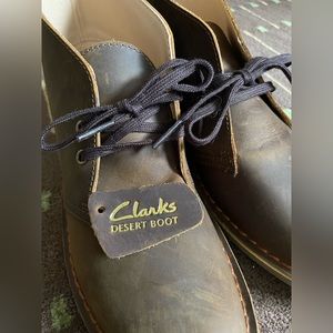Size 7.5 Clarks Desert Boot. Beeswax color. Brand new in box! Never worn!